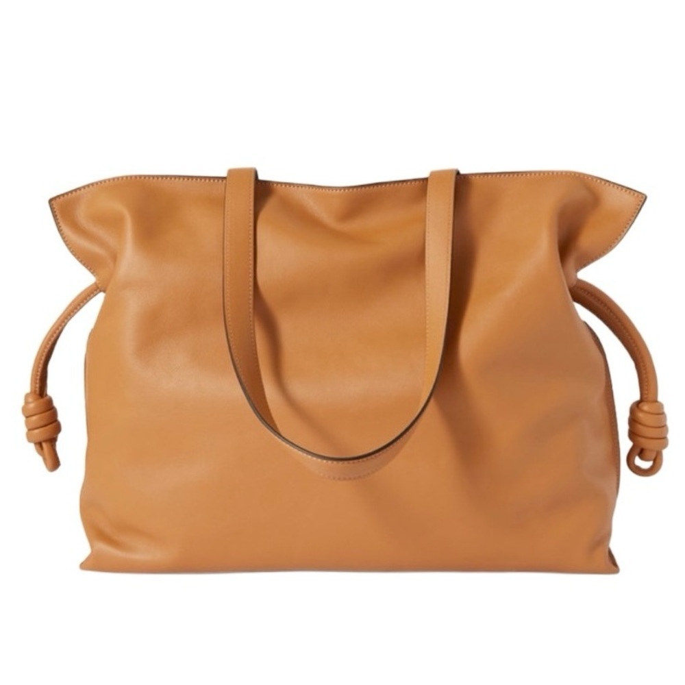 🛑SOLD!🛑 LOEWE Flamenco Large Leather Tote Bag — Tan